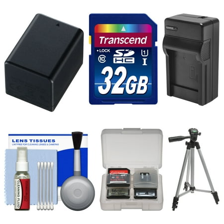 Essentials Bundle for Canon Vixia HF R70, R700, R72, R80, R800, R82 Camcorder with 32GB Card + BP-727 Battery & Charger + Tripod + Accessory Kit