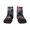 2 Black-2, variant on Colorful Floral Patterned Horse Pattern Quarter Crew Socks,Toe Seamed Ankle Socks,Cotton Cushioned Breathable Athletic Crew Sports Socks