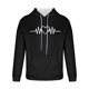 thumbnail image 4 of Sudadera con capucha para hombre, estilo casual, con cuello redondo, estampado, manga larga, blusa de poliéster, 4 of 5