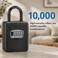 Key Group Lock Box Key Lock Box Large With Code Lockbox Outdoor Wall Mount 2 Gray Black ...