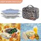 thumbnail image 2 of Kids Lunch Box, Insulated Reusable Lunch Bag, Thermos Food Bag with Waterproof Lining, Lunch Box for School, Work, Picnic (Leopard), 2 of 5