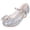 Silver, variant on Staki Girls Fancy Shoes Toddler Little Girls Mary Jane Ballerina Flats Shoes Slip-on School Party Dress Shoes Silver,2.5 Big Kid