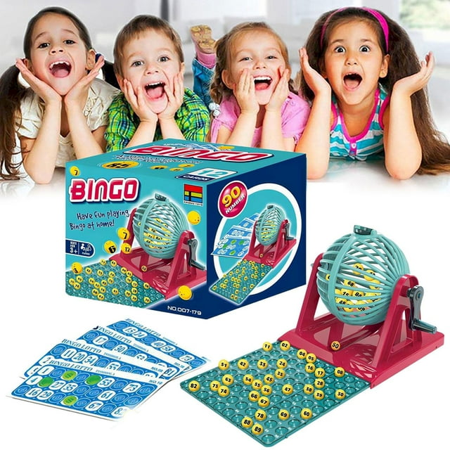 IMENGL Game Set Traditional Lottery Game Toy With 90 Bal Ls And 38 Cards For Pretending Lottery Machine Table Games Dungeon Crawler,345 X 550 Mm,30cm,Battleground : The lottery toy set is made of