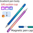thumbnail image 3 of Bolígrafo de capacitancia de disco magnético que proporciona un toque metálico al lápiz para escribir a mano, adecuado para teléfonos móviles, tabletas, iPad y aprendizaje, 3 of 4