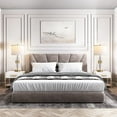 thumbnail image 5 of Rottogoon 25.5" Modern Table Lamp for Living Room Gold Metal Touch Control Bedside Lamps with USB Ports, 5 of 8