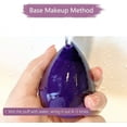 thumbnail image 3 of Makeup Foundation Set Sponge Cosmetic Puff Beauty Egg Blending Foundation Smooth Sponge Water Drop Shape Make Up Tool Contains 8 Makeup Eggs,Grape Purple, 3 of 5