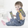 thumbnail image 4 of Binwennn Baby Remote Control Toy With Light Sound Realistic Toddler TV Remote Toy With Adjustable Volume Kid Learning Education Musical Toys With English French Spanish For Boy Go Go Smart Wheels, 4 of 4