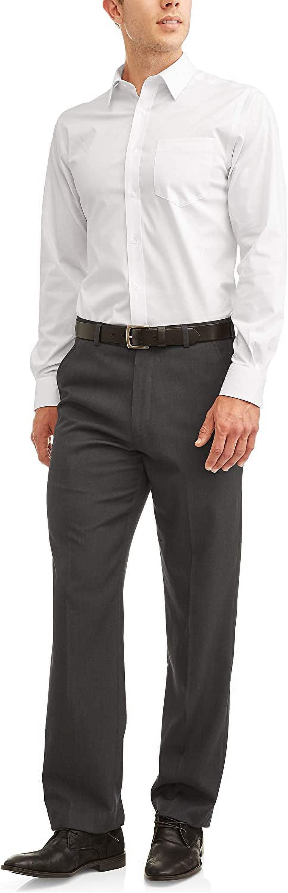 George Men's Classic Long Sleeve Dress Shirt