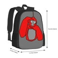 thumbnail image 2 of Gorilla Tag Pattern 3D Print Backpack Cartoon Game Backpack Lightweight Durable Travel Backpack Laptop Backpack Casual Daypack Gorilla Tag Fan Gift, 2 of 4