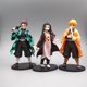 thumbnail image 2 of Figura de Kimetsu no Yaiba Agatsuma Zenitsu figura de Tanjirou Nezuko anime Demon Slayer figura de acción PVC modelo juguetes de Año Nuevo, 2 of 4
