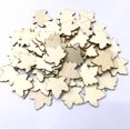 thumbnail image 4 of Coofit 100PCS Wood Slice Decorative DIY Maple Leaf Shape Wood Craft Wood Embellishment, 4 of 6