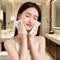 thumbnail image 5 of Thick Absorbent Cotton Travel Towels, Lint Free Soft Disposable Face Wipes, Strong Water Absorption For Hotel Camping Outdoor Use (White ,Generic Size), 5 of 5