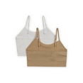 Wonder Nation Girls Seamless Cami Bra, 2Pack, Sizes XSXXL