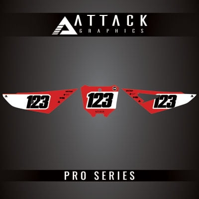 Attack Graphics Pro Series Number Plate Backgrounds