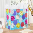thumbnail image 2 of Hallmark 15" Gift Bag–Multicolor Balloons on Aqua, 2 of 5