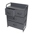 thumbnail image 2 of Nola Home Organisateur de Commodes Tour de Rangement de Tiroirs en Tissu, 4 Tiroirs, 2 of 5