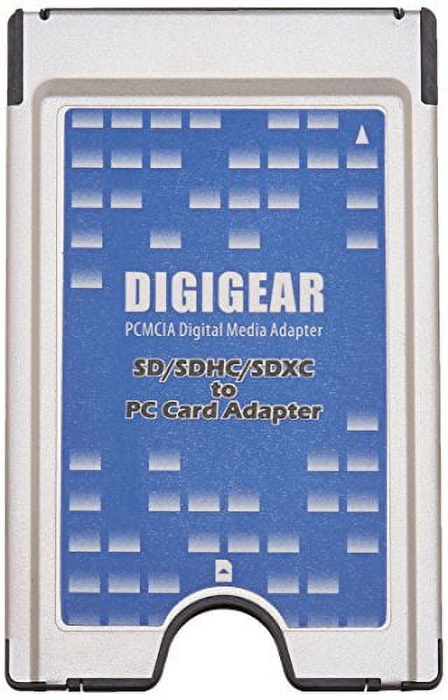 Digigear Digigear Sd Sdhc Sdxc To Pcmcia Pc Card, Adapter Supports, Ata Flash Memory Flash_Memory