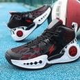 thumbnail image 3 of Mens Women Basketball Shoes Fashion Non- Lightweight Breathable Outdoor Sneakers Cushioning Workout Shoes for Running Walking Sports Training, 3 of 5