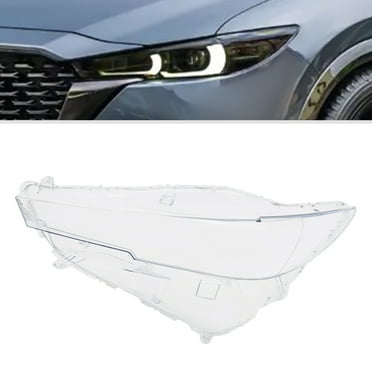 Front Left Side Headlight Cover for 2022 2023 2024 Mazda CX-5 Headlight Lens Cover Direct Replacement