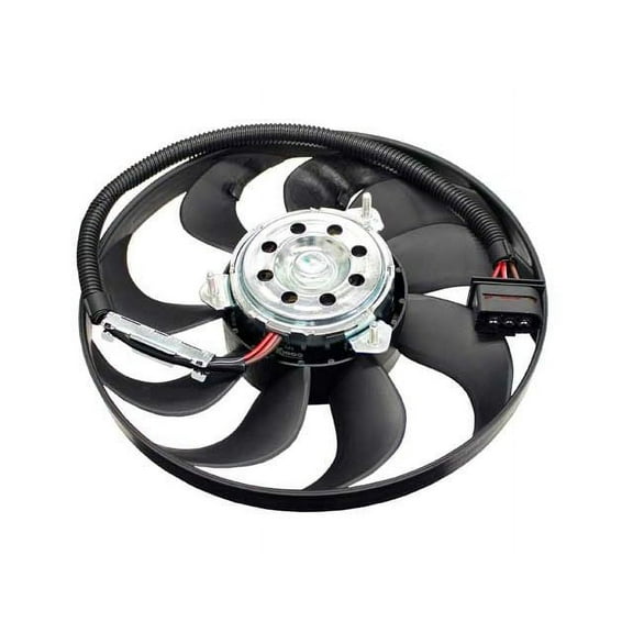 Right A/C Condenser Fan Assembly - Compatible with 2002 - 2005 Volkswagen Jetta 2003 2004