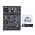 thumbnail image 2 of Eccomum AGE03 5-Channel Mini Mic-Line Mixing Console Mixer with USB Audio Interface Built-in Echo Effect USB Powered for Recording DJ Network Live Broadcast Karaoke, 2 of 7