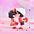 thumbnail image 5 of Limei Fashion Couple Dolls Durable Fairy Garden Supplies Romantic, 5 of 7