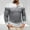 Gray-01, variant on LIBRCLO Long Sleeve Shirts for Men Gradient Graphic T-Shirts Slim Fit Button Henley Shirt Size S