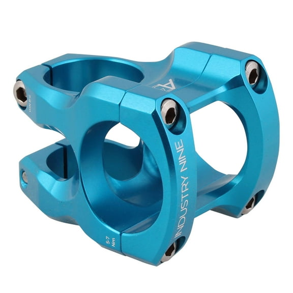 Industry Nine A318 Stem Diameter: 31.8mm, Length: 50mm, Steerer: 1-1/8'', 5°, Turquoise