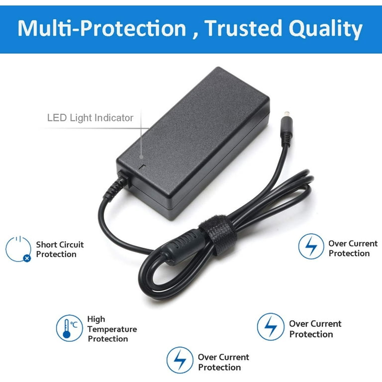 65W Dell Laptop Charger - 19.5V 3.34A AC Adapter For Inspiron 13 15 17 Series & More Models