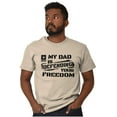 thumbnail image 5 of US Army Logo My Dad Defending Freedom Men's Graphic T Shirt Tees Brisco Brands S, 5 of 6