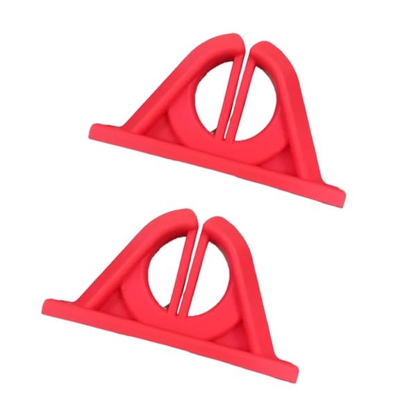 2Pcs Silicone Wall Mounted Fishing Rod Display Clamp Not Drilling Fishing Rod Holder Clip for Wall and Garage Storage