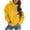 Yellow, variant on CIENVNSTG Women's Long Sleeve Pullover Hoodies Solid Color with Pocket Oversized Trendy Design 2026 Spring Fall Outfits for Daily Relaxation and Casual Social Occasions Green M