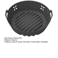 thumbnail image 3 of YAOMOBB Cake Mold Easy to Clean Baking Pan Non Stick Silicone Multifunction Portable Frying Pot Liner Roasting Tray Kitchen Gadget Roasting Tray, 3 of 6