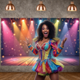 thumbnail image 6 of Colorful Lights Stage Lighting Banner Starry Design Concert Display Multicolor Beams Sparkling Effect Party Backdrop for Stage Performance Concert Event Music Festival, 6 of 8