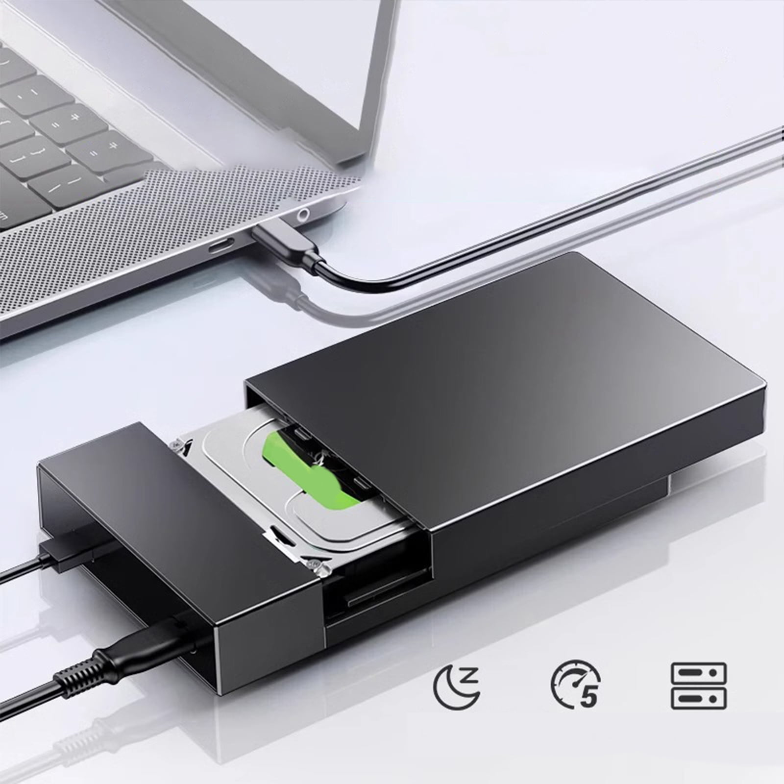 COOLHOOD 2.5/3.5inch Portable HDDs Enclosure USB3.0 2.0 External Hard Disk Case SATA3.0 Hard Disk Drives HDDs Case