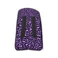thumbnail image 3 of Sikiie Purple Leopard Print Flip Double-layer Pencil Case, All-purpose Stationery Bag for Study and Office, Zipper Design, Unisex, 3 of 7