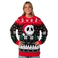 thumbnail image 4 of The Nightmare Before Christmas Men's Santa Jack Adult Ugly Sweater Knit Pullover, 4 of 6