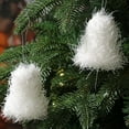 thumbnail image 2 of Cheapark 4PCS White Foam Christmas Ornaments - Lightweight Shatterproof Decor For Xmas Tree & Festive Party Home Use, 2 of 8