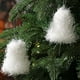 thumbnail image 1 of Hogar y cocina, Decoración del hogar, Decoración navideña, 4 adornos navideños de espuma blanca, ligeros, irrompibles, para fiestas, colgantes de espuma., 1 of 9