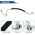 thumbnail image 4 of Manguera de Refrigerante de A/C para Toyota Crown 2005-2009 Línea de Manguera de Aire Acondicionado No. 887120N030 Caucho Hierro, 4 of 6