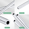 thumbnail image 2 of Tubo redondo de aluminio 6063 de 250 mm en paquete de 3, tubo de aluminio sin costura de 4 mm ID 7 mm OD para manualidades DIY [0.16x0.28x9.8IN], 2 of 7