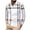 White, variant on Mens Long Sleeve Plaid Shirt, Regular Fit, Retro Style, Comfortable Fabric, Perfect for Summer Casual Gatherings and Outdoor Adventures