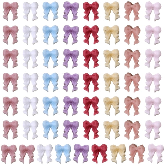 Simple Bowknot Nail Resin Bows Nail Decorations Bows Nail Art Decorations