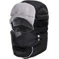 thumbnail image 1 of Sombreros de bombardero, sombrero de caza, gorro de invierno con orejeras, trampero con protector facial y gafas protectoras para actividades al aire libre, unisex., 1 of 5