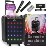 KaraoKing Karaoke Machine-Wireless Microphone Speaker with Disco Ball