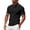 Black, variant on Dianli Golf Men's Uniform Button Lapel Short Sleeve Performance Shirt Breathable Moisture-Wicking Cotton-Blend Casual Fit Pocketed Design for Work Golf Casual Wear Golf