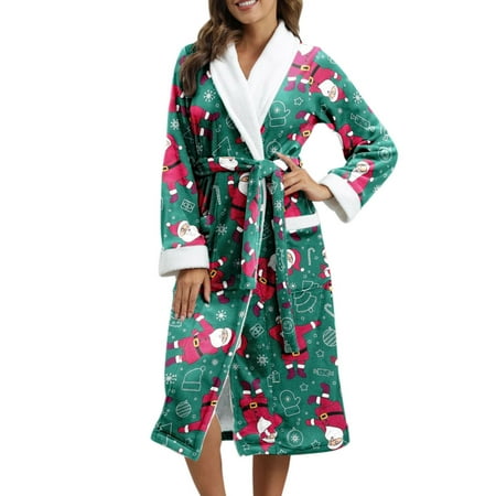 

Woman Long Sleeves Pajamas Cool and Breathable Dress Suitable for Girl Woman Lover Mother