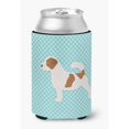 thumbnail image 1 of ""Caroline'S Treasures Jack Russell Terrier Checkerboard Azul Lata O Abrazabotellas Bb3707Cc Lata Abrazadera Multicolor"", 1 of 1