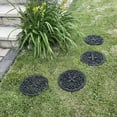 thumbnail image 5 of AmeriHome RMRS124 12 in. Round Rubber Scrollwork Step Mat Set, 4 Piece, 5 of 7