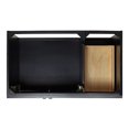 thumbnail image 6 of Ariel Hamlet 37 In. Left Offset Rectangle Sink Vanity With 0.75 In. Carrara White Countertop In Black, 6 of 11
